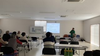 周布地区防災講演会をしました。